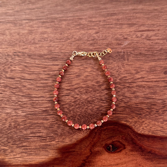 Goldstone Bracelet